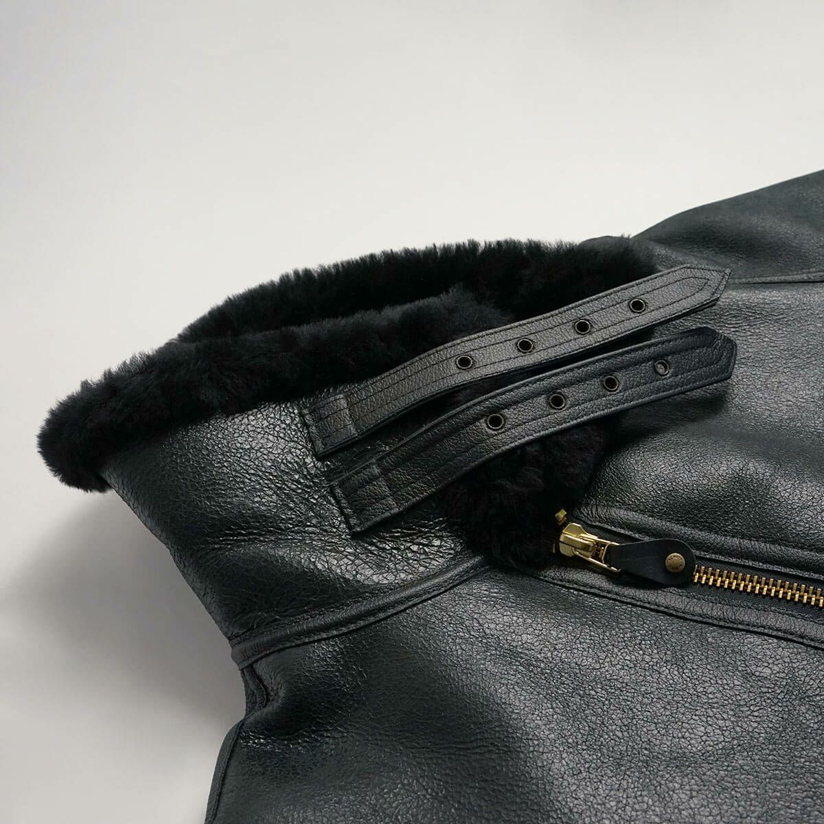 ショットSCHOTT257SB-3シープスキンボマージャケットBIGSIZE(ビッグサイズ大きいサイズアメリカ製米国製防寒B3ムートンボンバージャケット）