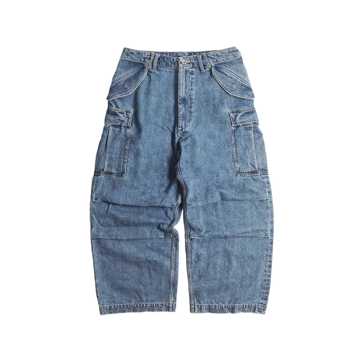 インプレストア IMPRESTORE フェスタ― デニムカーゴパンツ インディゴ 