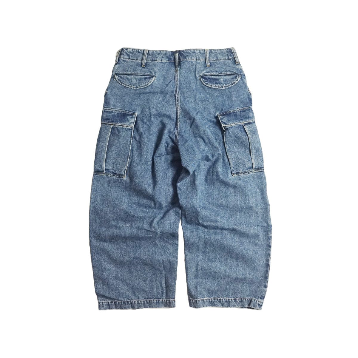 インプレストアIMPRESTOREフェスタ―デニムカーゴパンツインディゴヴィンテージウォッシュ