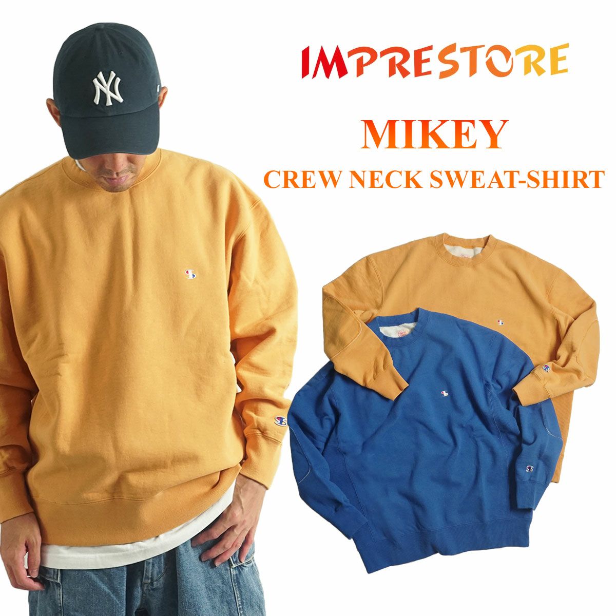 インプレストアIMPRESTOREマイキークルーネックスウェット