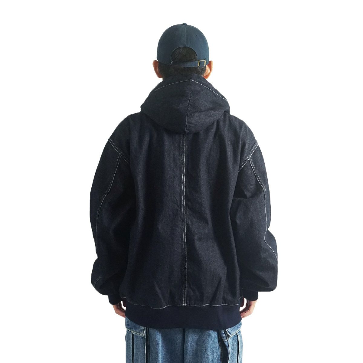 インプレストアIMPRESTOREモーティシアデニムジップパーカ