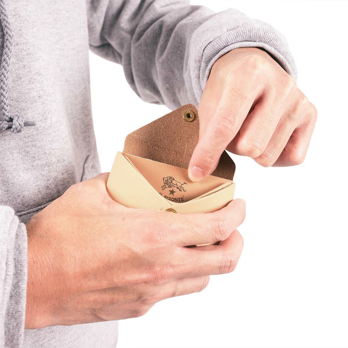 イルビゾンテILBISONTEカードケースソバナ(ユニセックスSCC031SOVANA名刺入れレザー革イタリア製)