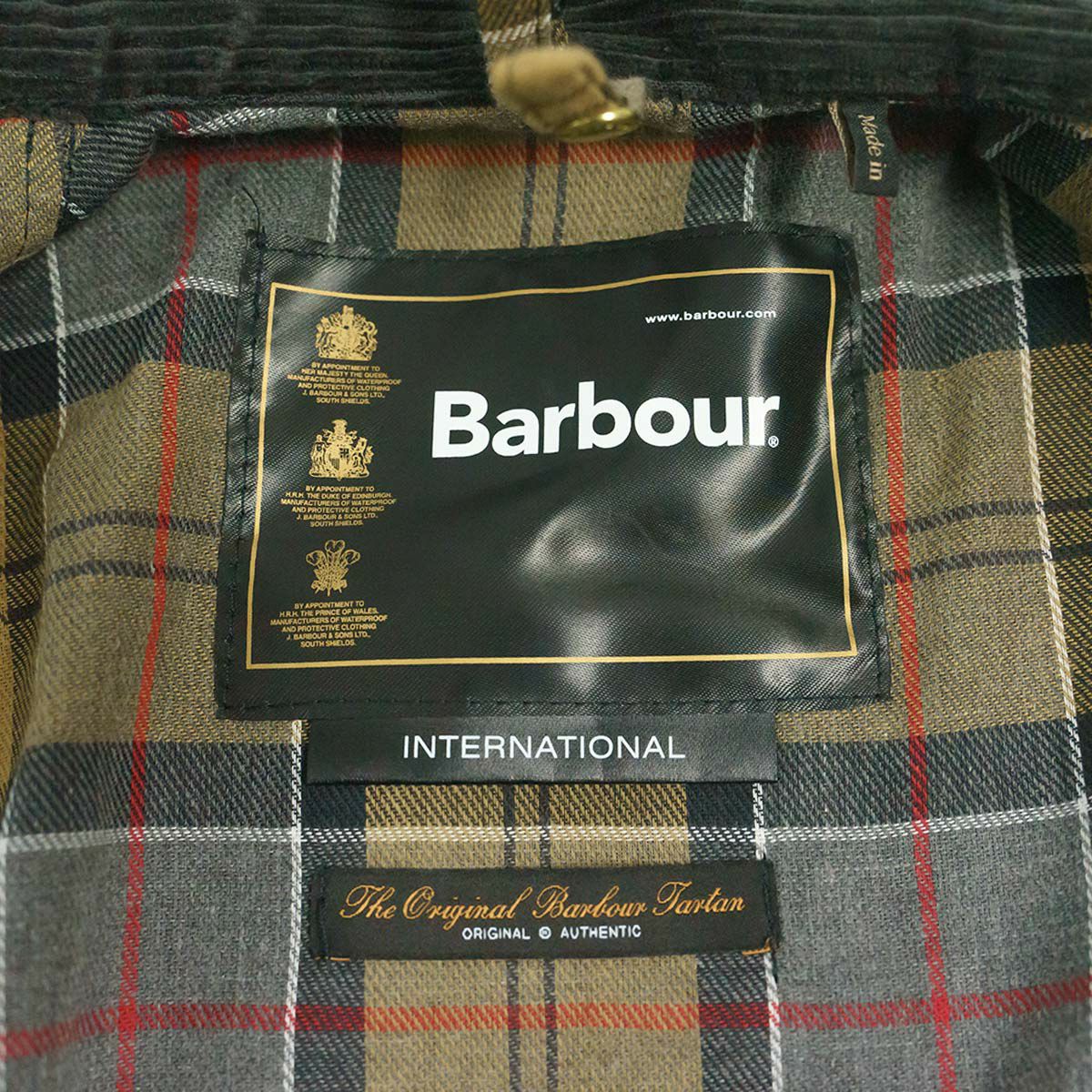 バブアーBarbourインターナショナルジャケット
