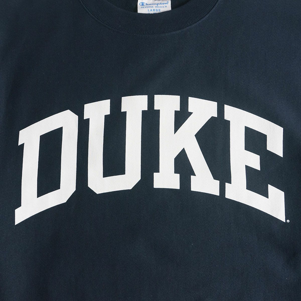 DUKEUNIVERSITYオフィシャルクルーネックカレッジスウェットチャンピオンリバースウィーブ