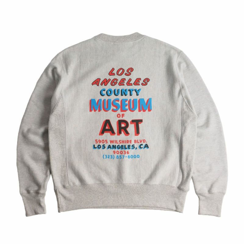 LACMAロサンゼルスカウンティ―美術館LACMAハンドペイントサインチャンピオンリバースウィーブ