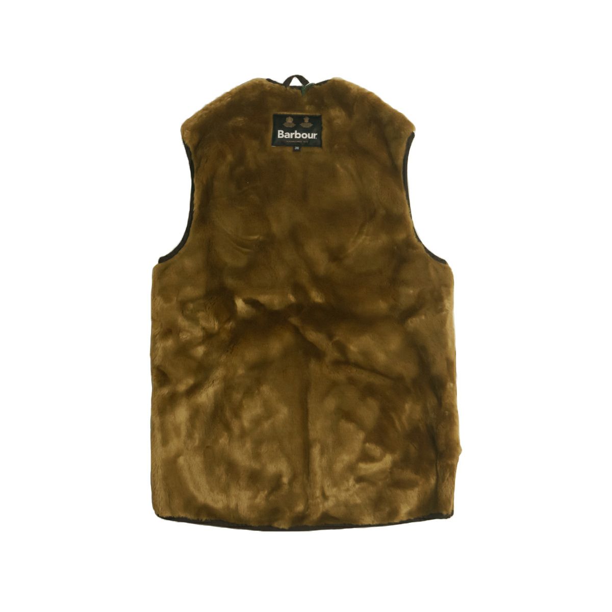 バブアBarbourウォームパイルウエストコート