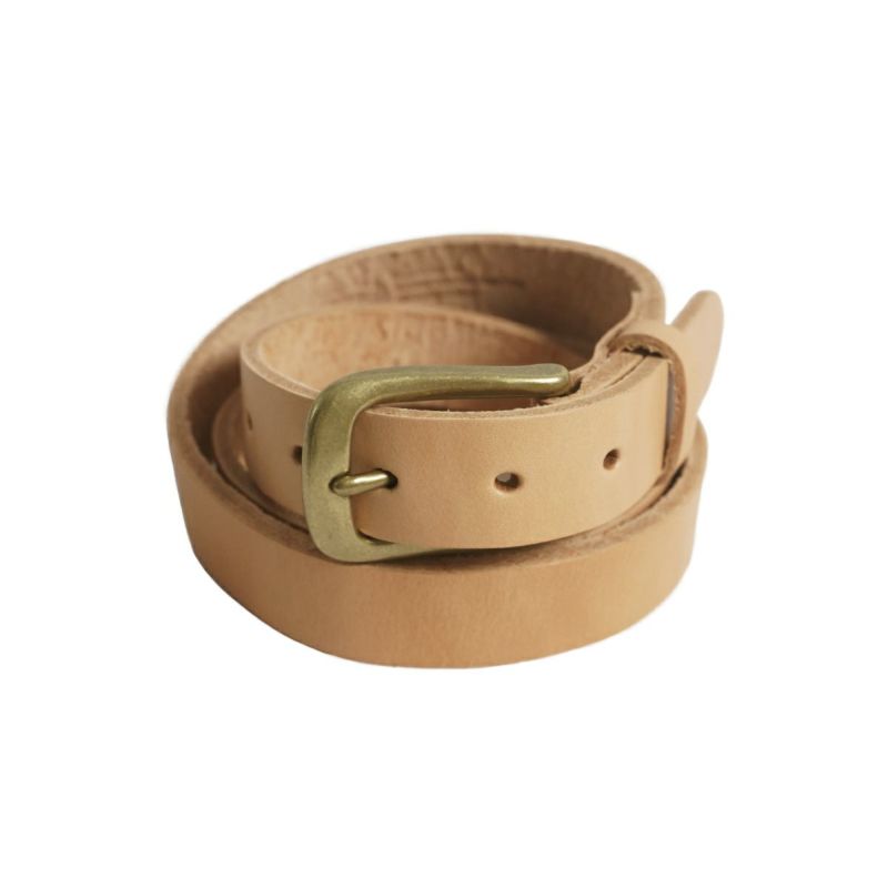 ジャラーナJalanaハーマンオークレザーベルト#874(メンズ32-40革ベルトヌメ革30mm幅ナローベルト)