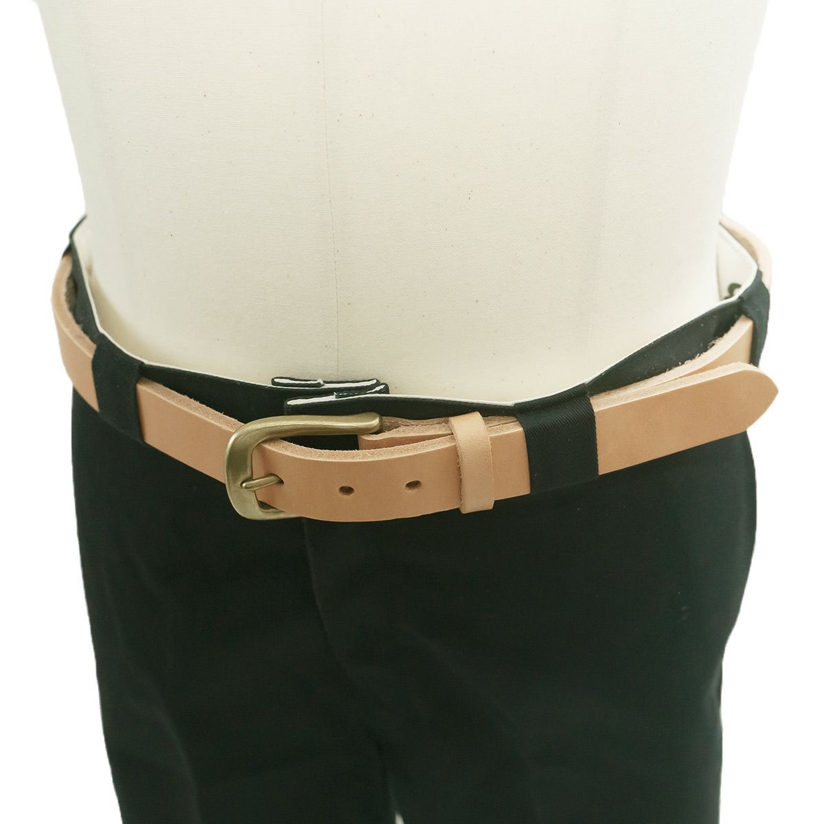 ジャラーナJalanaハーマンオークレザーベルト#874ビッグサイズ大きいサイズ(メンズ42-46革ベルトヌメ革30mm幅ナローベルト)