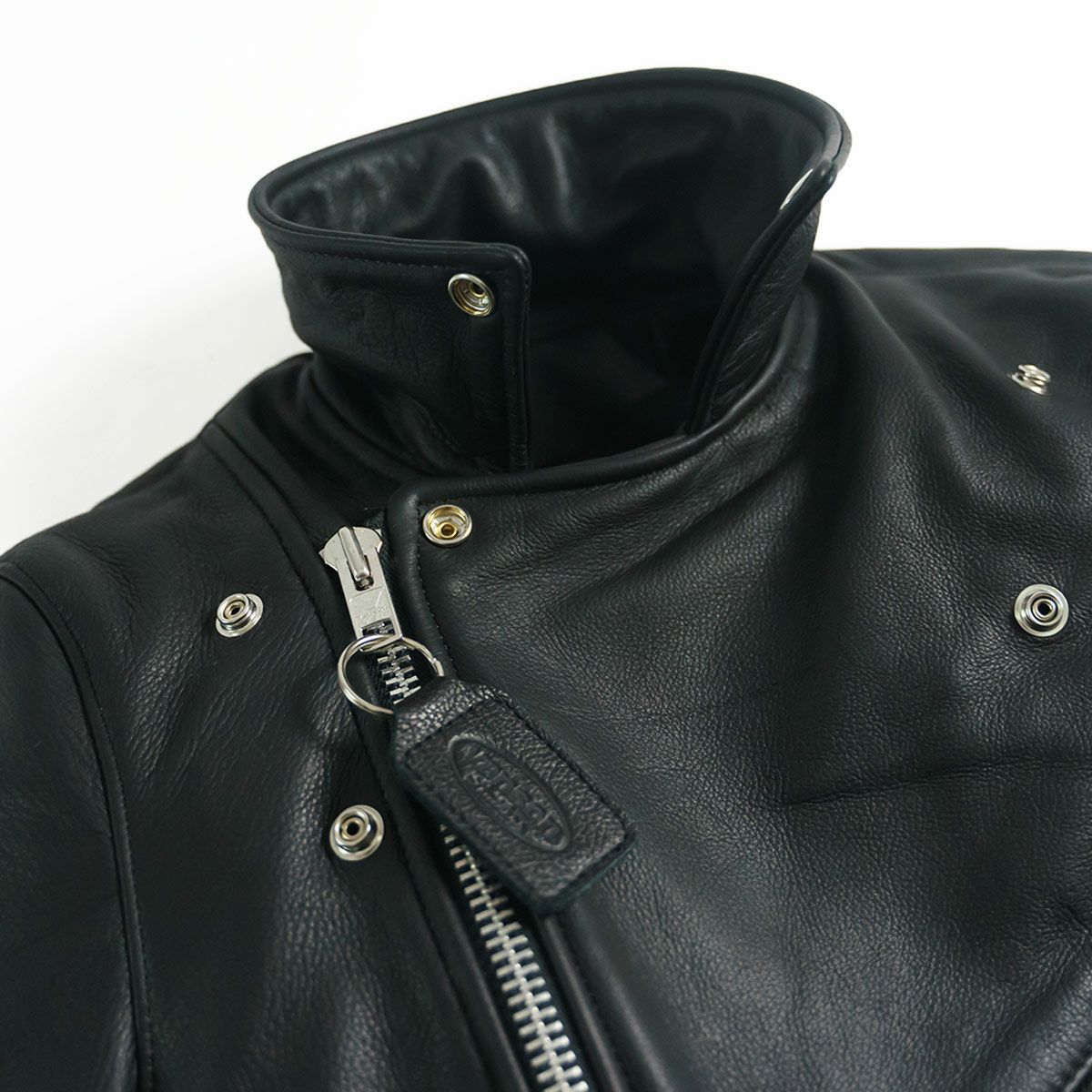 バンソンVANSONC2Rダブルライダースソフトカウレザースキニアーフィットシルバージップ｜メンズライダースレザージャケットアメリカ製革ジャンスリムタイトサテン裏地本革牛革MADEINUSAサイズ34-44アウターブランド