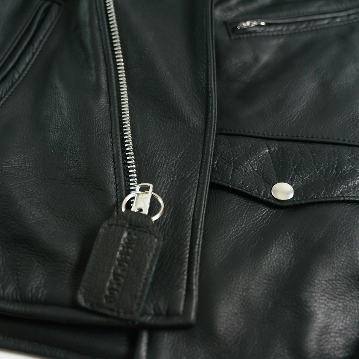 バンソンVANSONC2Rダブルライダースソフトカウレザースキニアーフィットシルバージップ｜メンズライダースレザージャケットアメリカ製革ジャンスリムタイトサテン裏地本革牛革MADEINUSAサイズ34-44アウターブランド