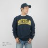 UNIVERSITYOFMICHIGANオフィシャルクルーネックカレッジスウェットチャンピオンリバースウィーブ（メンズS-XXLChampionミシガン大学）