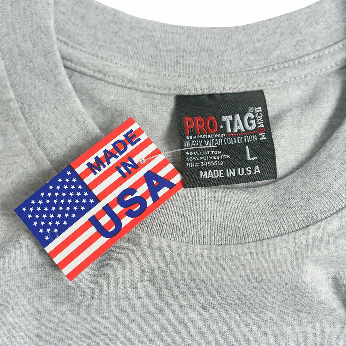 プロタグPRO-TAG9オンススーパーヘビーウエイトクルーネック長袖Tシャツビッグサイズ大きいサイズ
