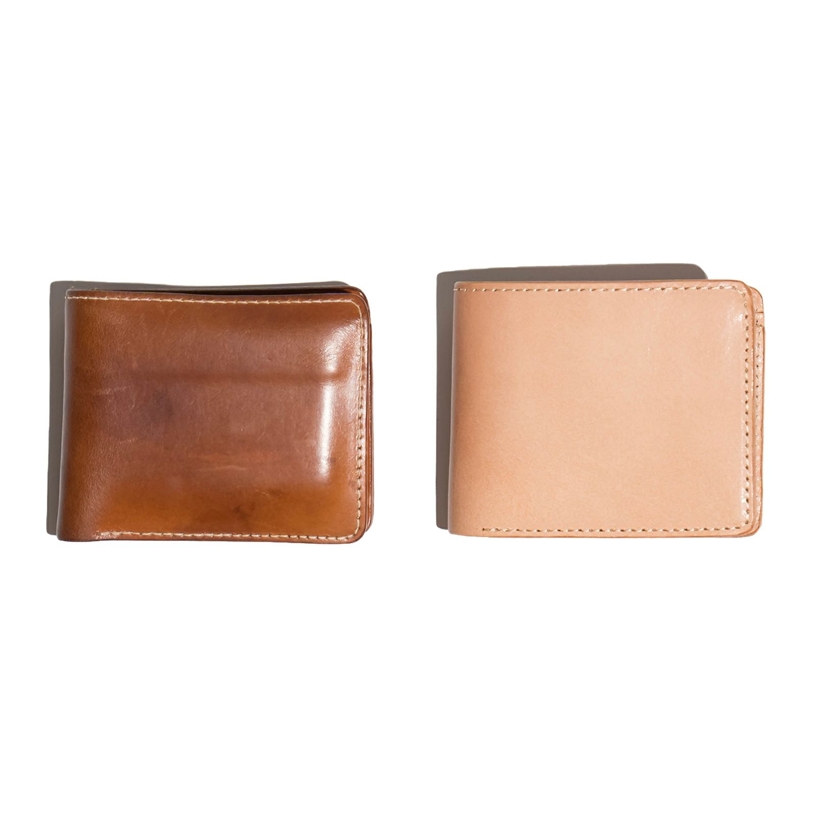 ジャラーナJalanaハーマンオークレザーウォレット(メンズ革財布ヌメ革二つ折り小銭入れ)