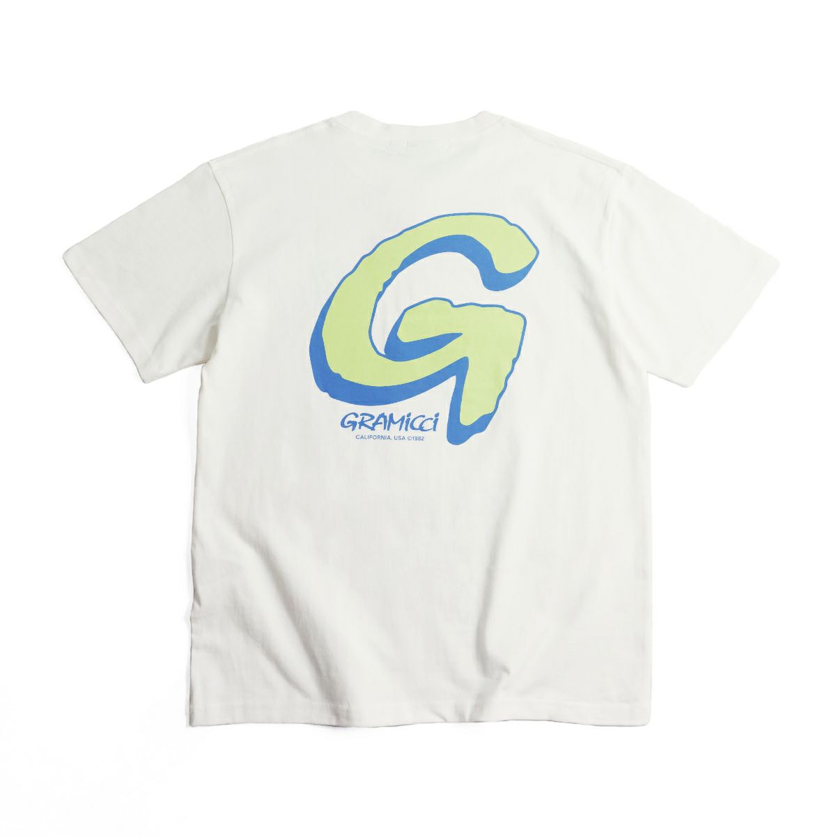 グラミチGRAMICCIビッグGロゴ半袖Tシャツ｜メンズS-XLプリントTシャツオリジナルモデルアメリカ流通）