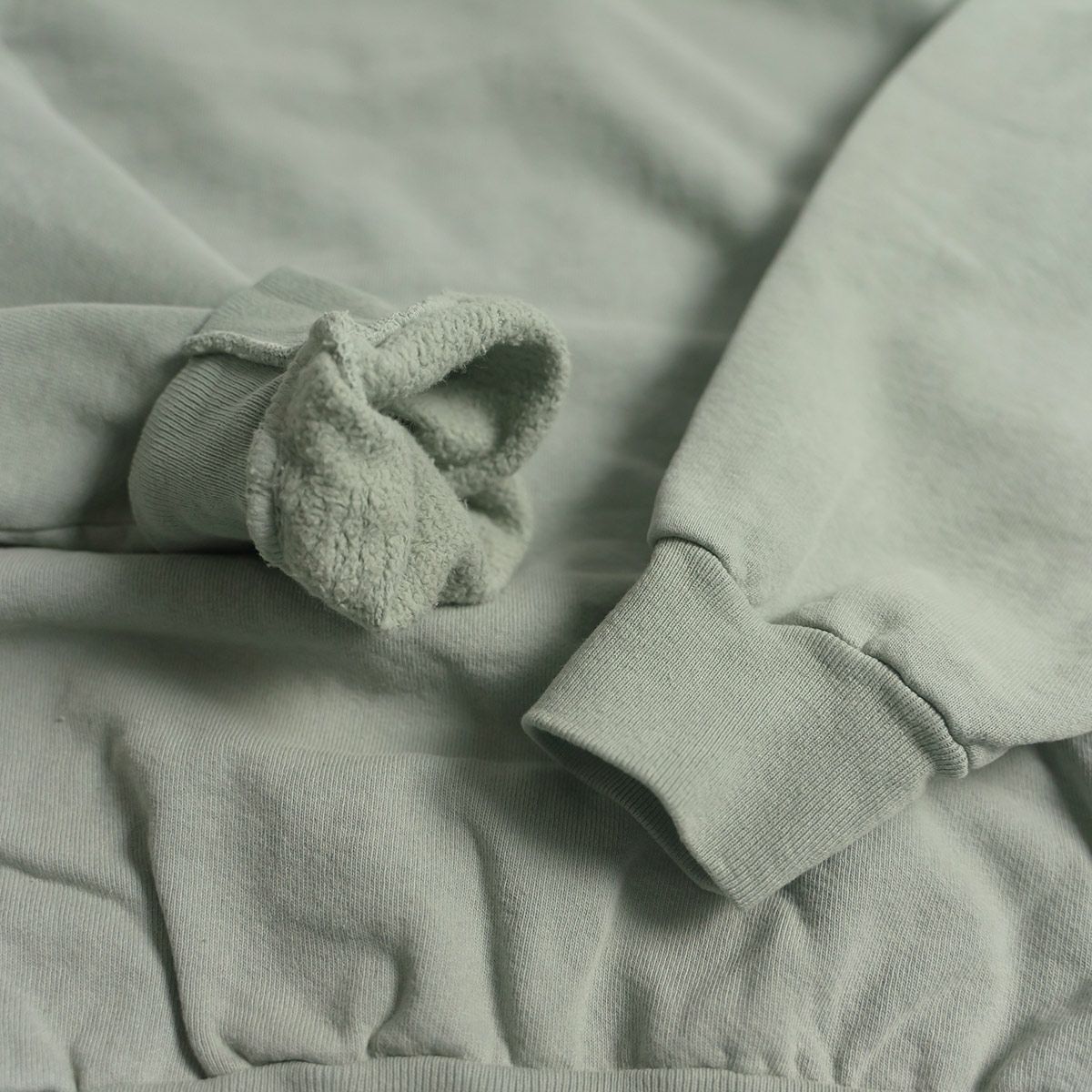 ロサンゼルスアパレルLOSANGELESAPPARELHF07GD14オンスヘビーフリースクルーネックスウェット別注オーバーダイ｜後染めアメリカ製トレーナー