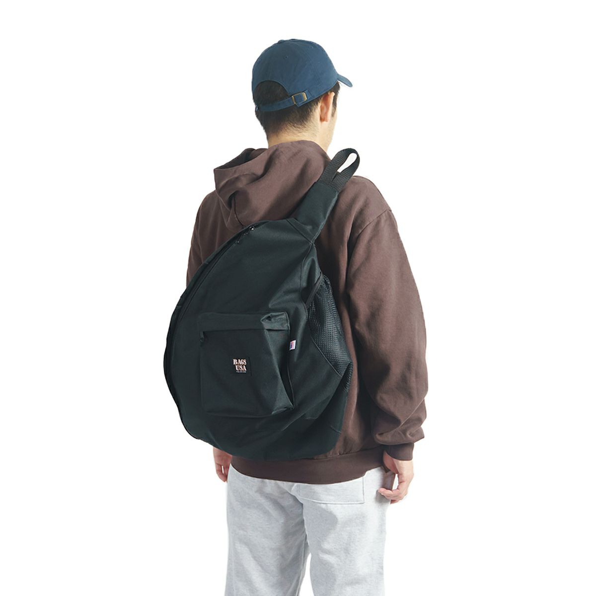 バッグスユーエスエーBAGSUSAクロスボディアーバンスタイルスリングバッグ｜アメリカ製米国製ボディバッグシングルストラップバックパック約32L