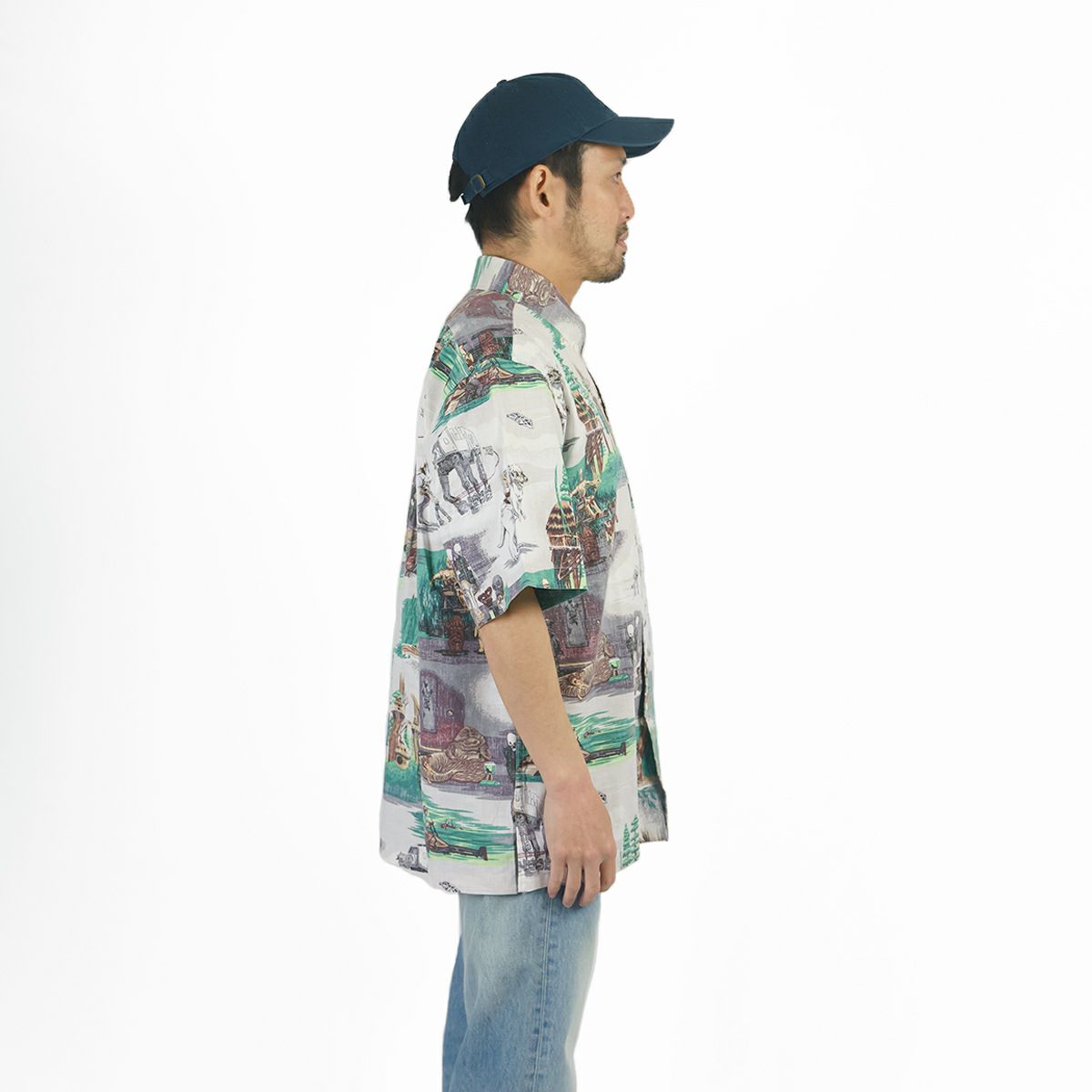 レインスプーナーXスターウォーズREYNSPOONERXSTARWARS半袖アロハシャツフルオープン“Rebels，Aliens＆Droids”