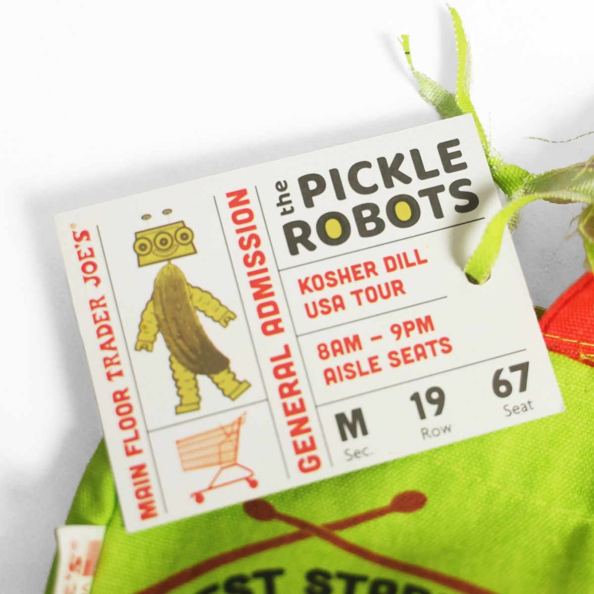 トレーダージョーズTraderJoe’sエコバッグピクルスインナジャー