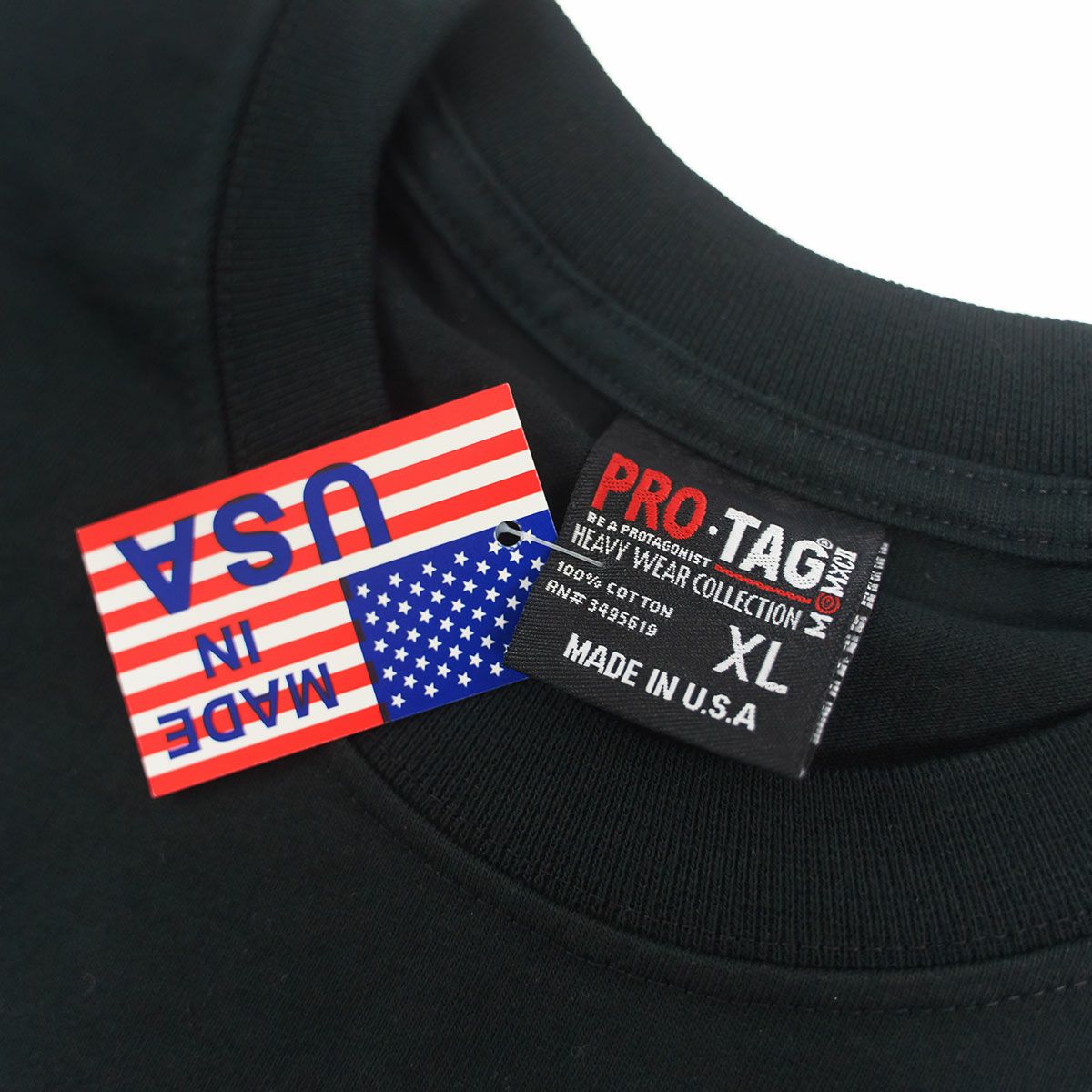 プロタグPRO-TAG9オンススーパーヘビーウエイトクルーネック半袖TシャツBIGSIZE