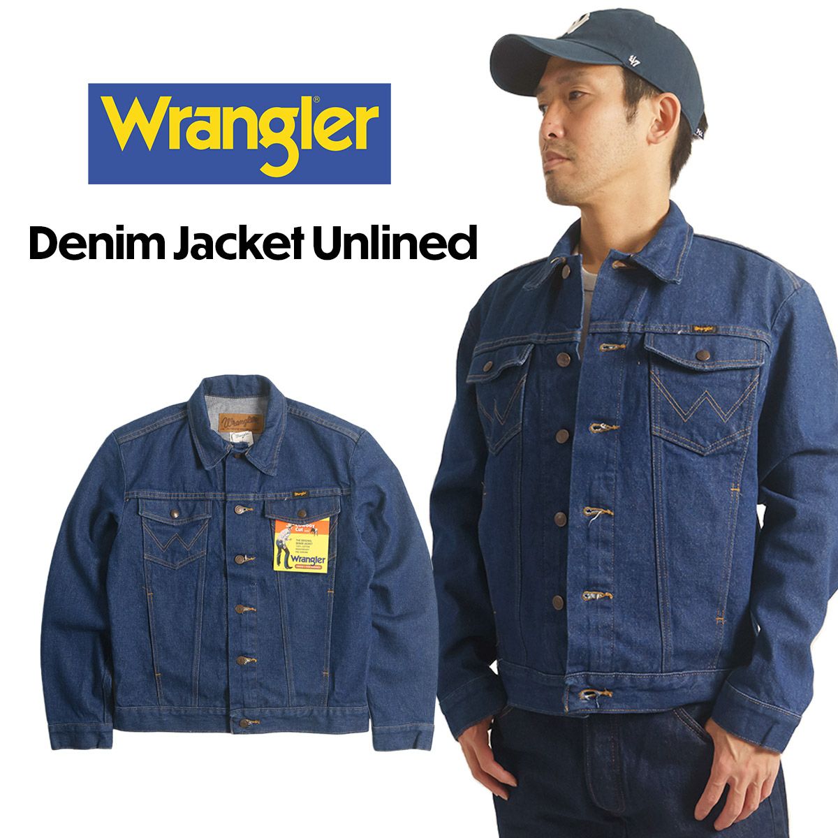 ラングラー Wrangler 74145PW デニムジャケット アンラインド | Jalana