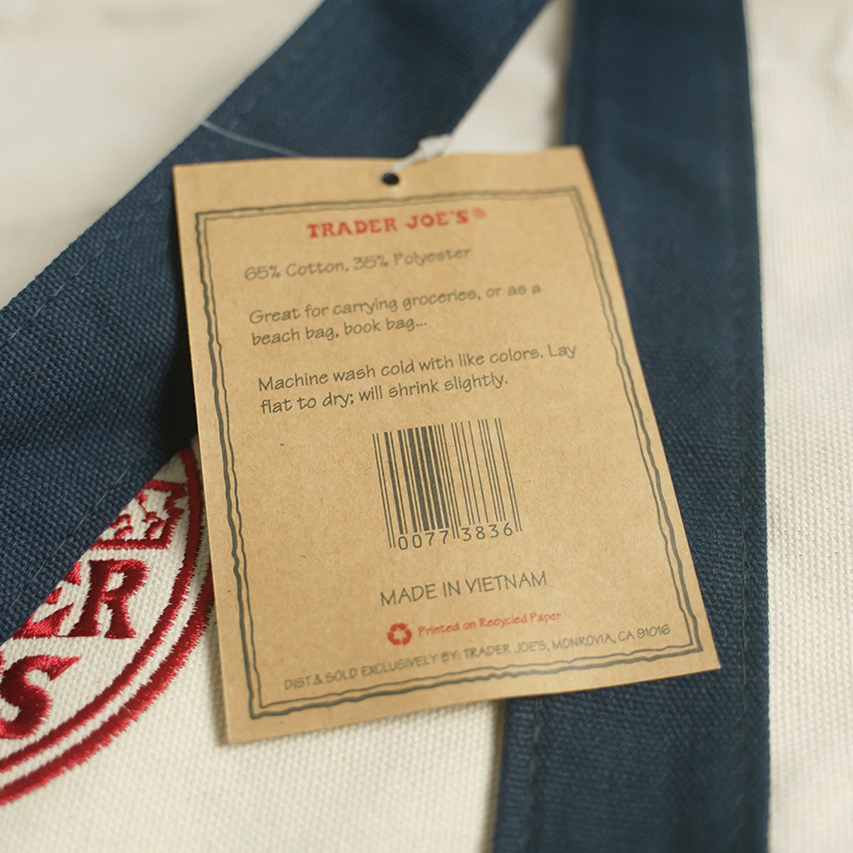 トレーダージョーズTraderJoe’sエコバッグ