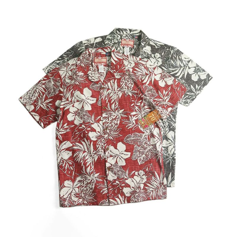 ロバートJクランシーRJC半袖アロハシャツ#102C-273ハワイ製