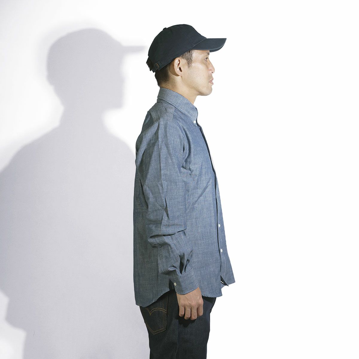 インディビジュアライズドシャツINDIVIDUALIZEDSHIRTS長袖ボタンダウンシャツシャンブレー