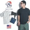 カルクルーCalCru半袖Tシャツ｜メンズS-XXLアメリカ製米国製無地Tシャツ5.5オンス丸胴