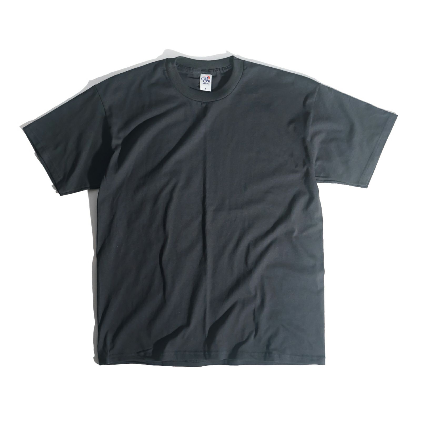 カルクルーCalCru半袖Tシャツ｜メンズS-XXLアメリカ製米国製無地Tシャツ5.5オンス丸胴