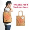 トレーダージョーズTraderJoe’sウォッシャブルペーパーグローサリーバッグ