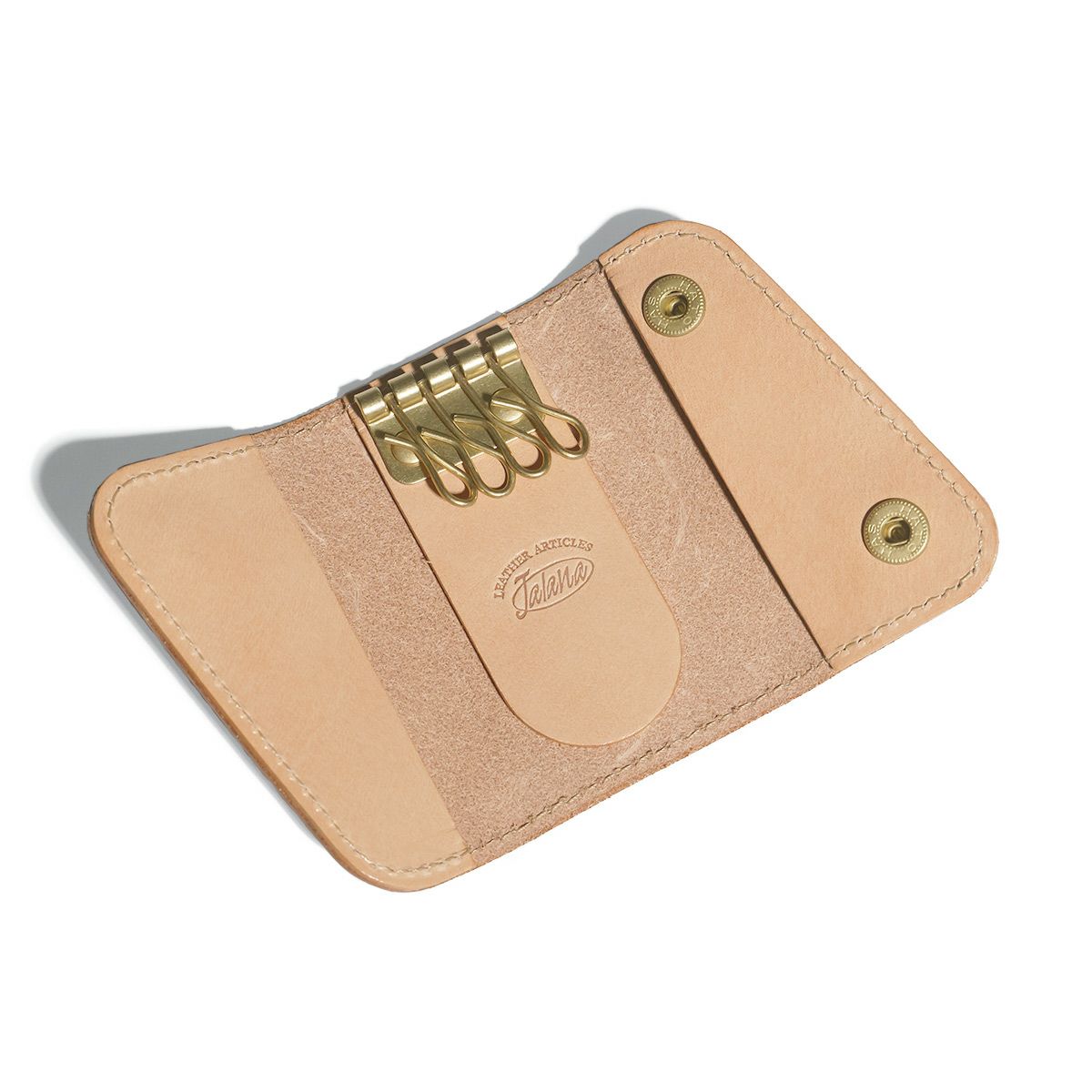 ジャラーナJalanaハーマンオークレザーキ―ケース｜キーホルダーユニセックス革レザー本革ステアハイド日本製スナップボタン