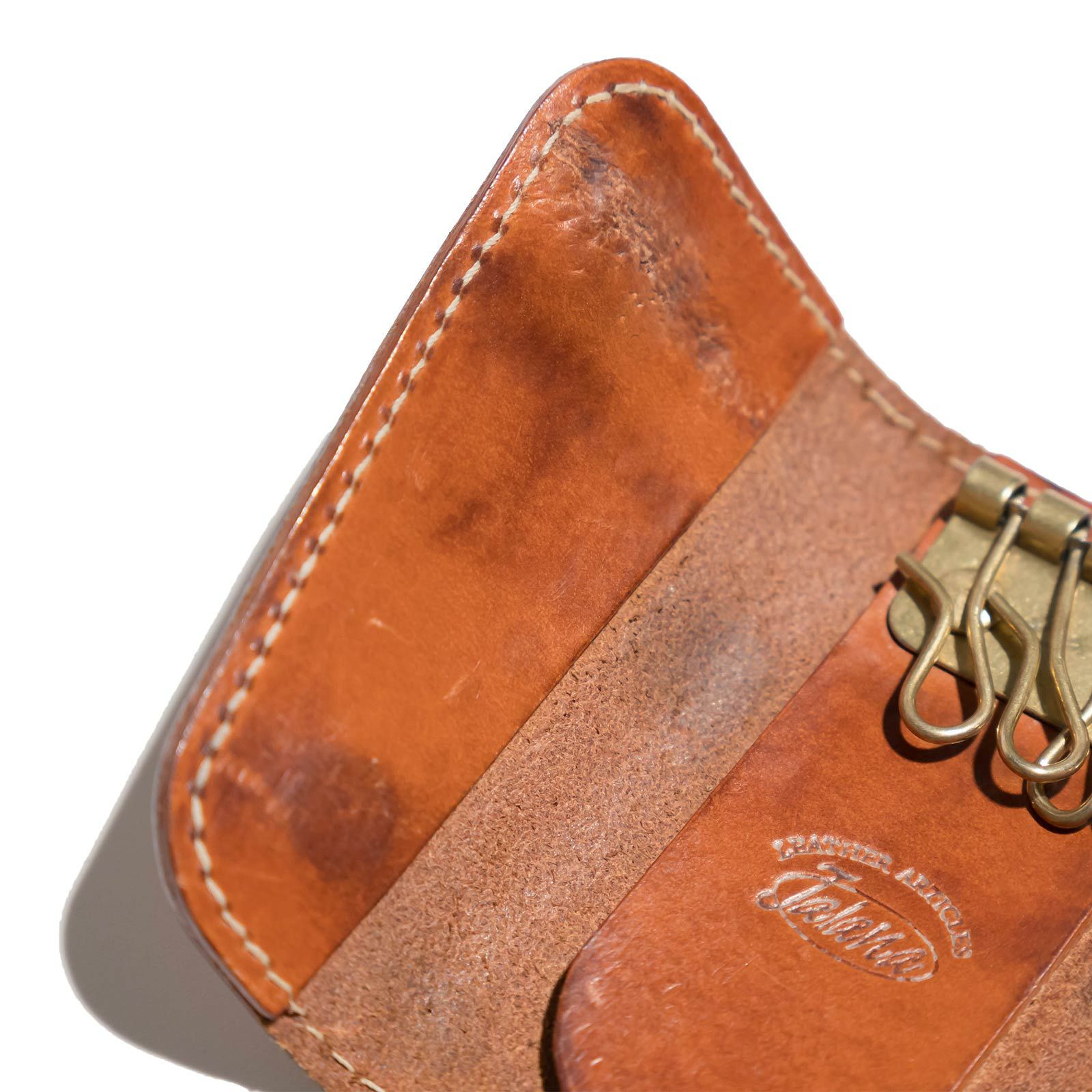 ジャラーナJalanaハーマンオークレザーキ―ケース｜キーホルダーユニセックス革レザー本革ステアハイド日本製スナップボタン