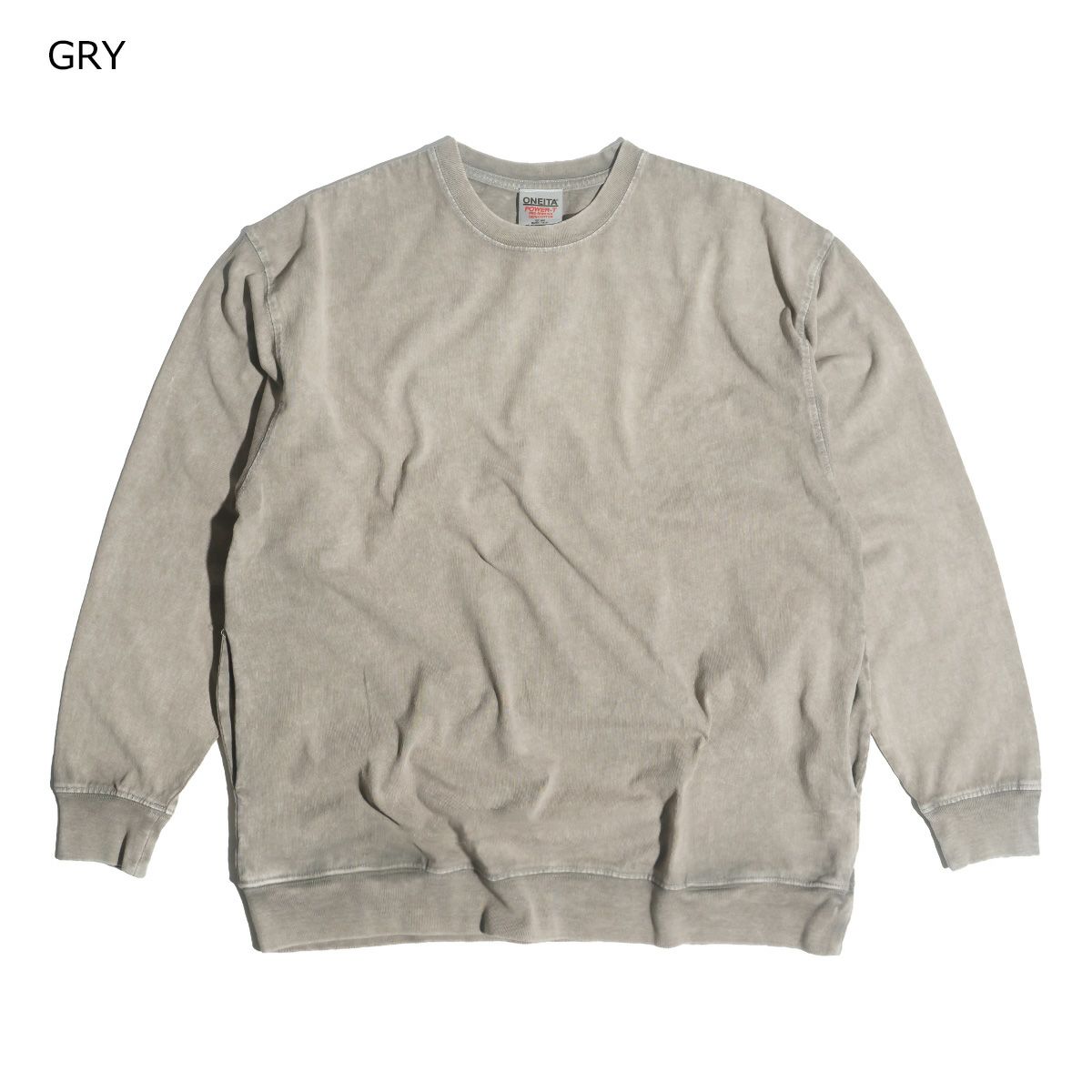 オニータONEITAケミカルウォッシュ長袖パワーTシャツ