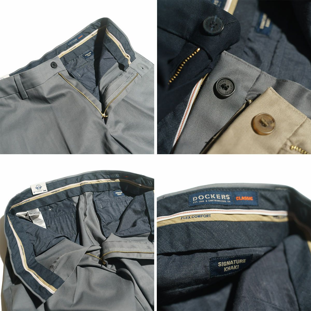 ドッカーズDOCKERSシグネチャーカーキクラッシックフィット