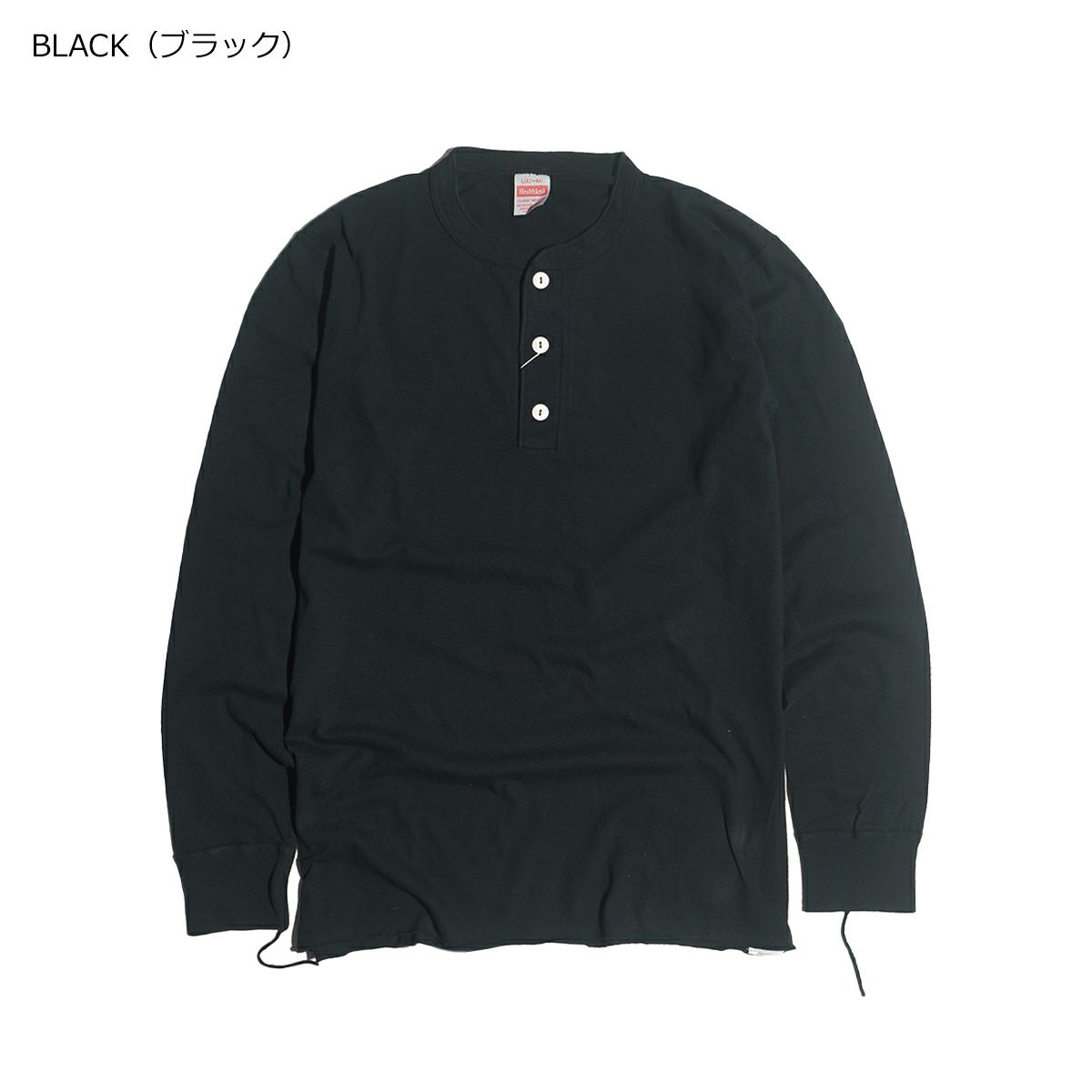 ヘルスニットHealthknit906Lヘンリーネック長袖Tシャツ