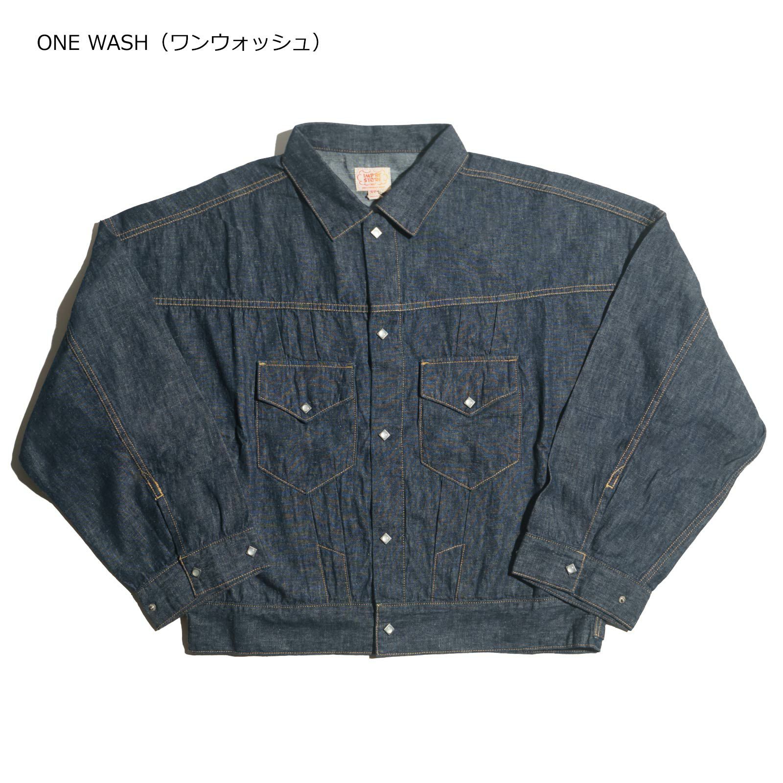インプレストアIMPRESTOREロレーヌデニムウェスタンショートシャツジャケット