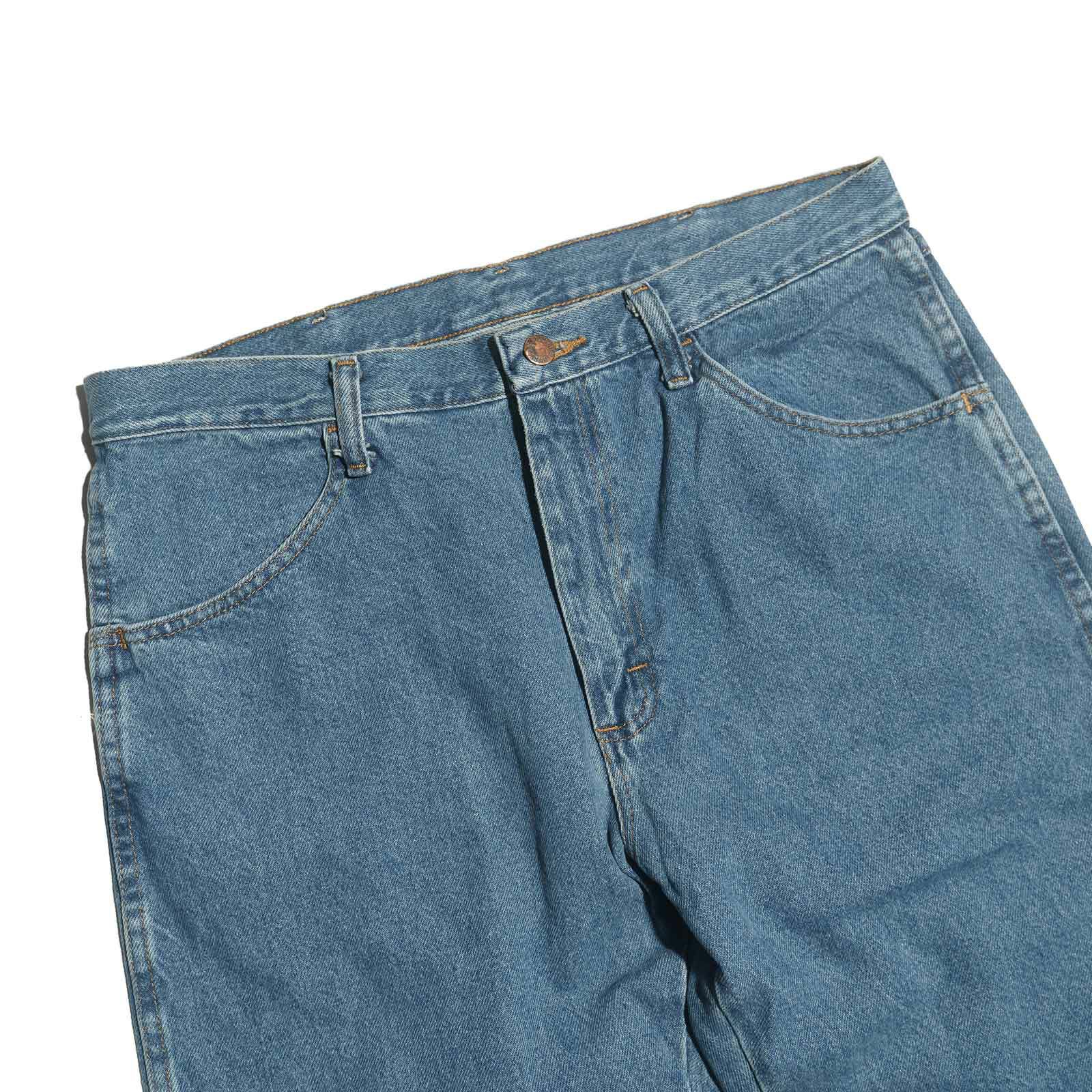 ラスラーRUSTLERレギュラーフィットストレートジーンズストーンウォッシュ