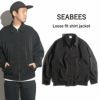 シービーズSEABEESルーズフィットシャツジャケット