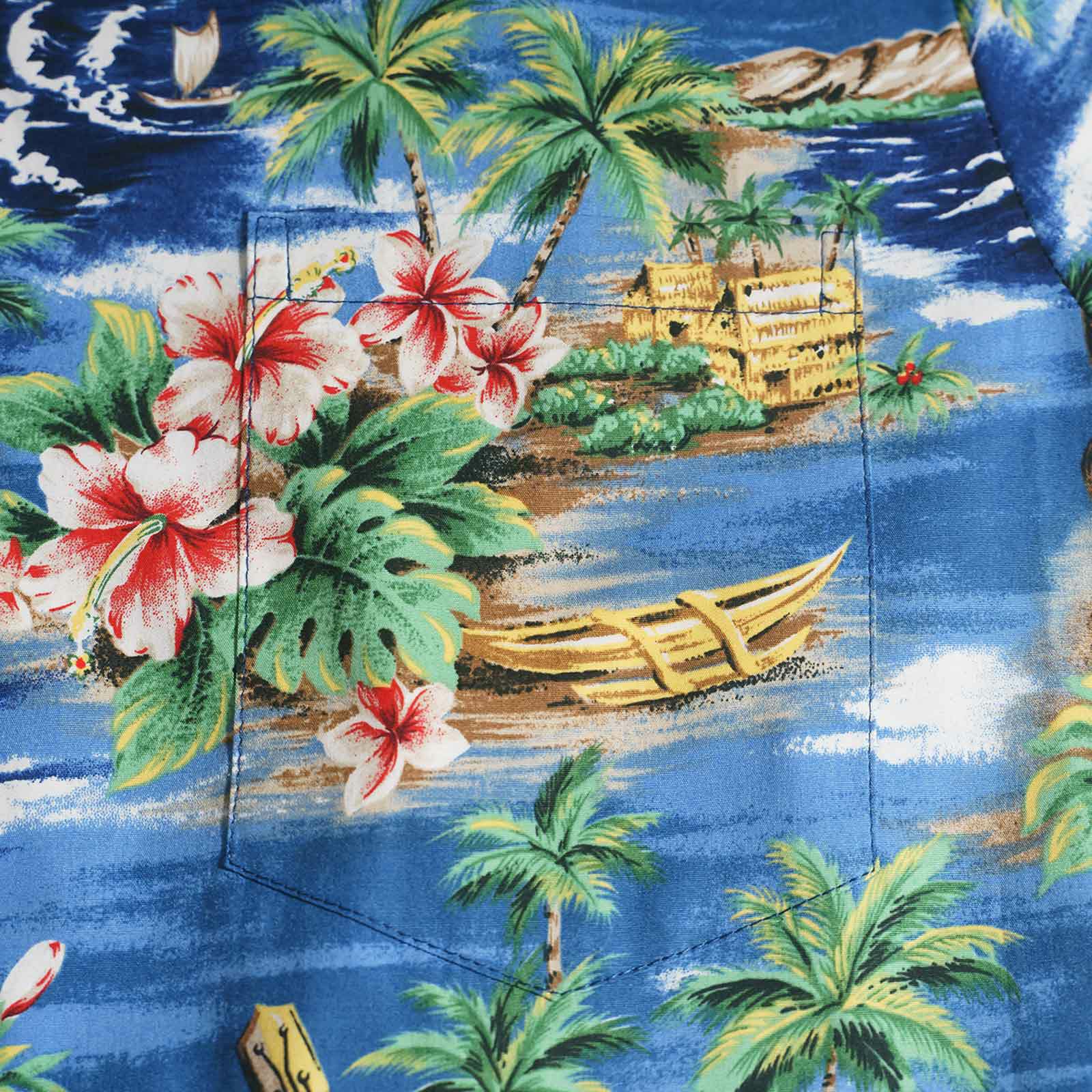 ロバートJクランシーRJC半袖アロハシャツ#102C366ハワイ製