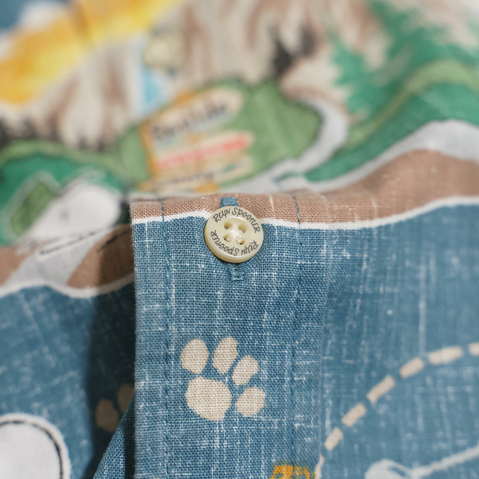 レインスプーナー×ピーナッツREYNSPOONERXPEANUTS半袖アロハシャツフルオープンビーグルスカウト50周年記念モデル