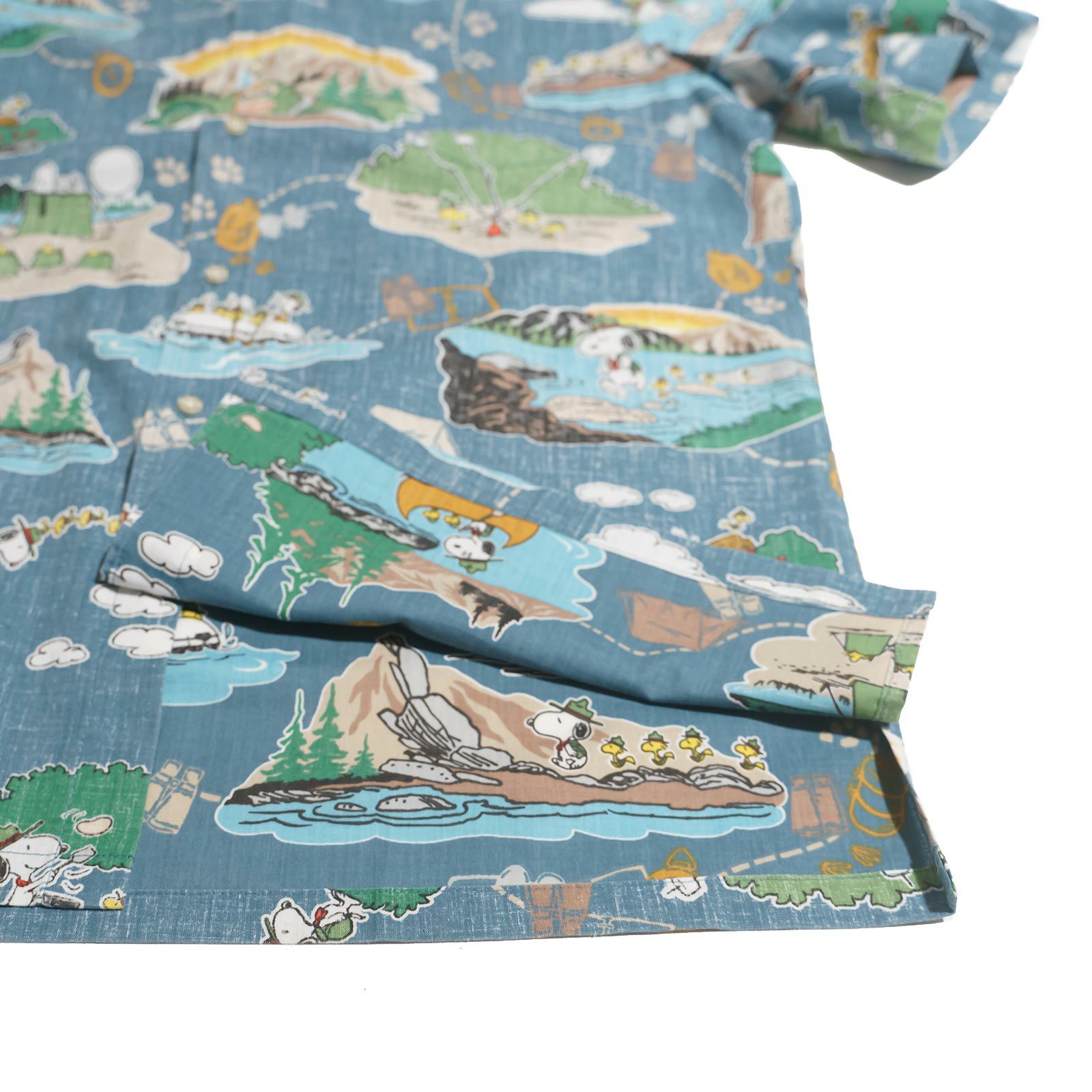 レインスプーナー×ピーナッツREYNSPOONERXPEANUTS半袖アロハシャツフルオープンビーグルスカウト50周年記念モデル