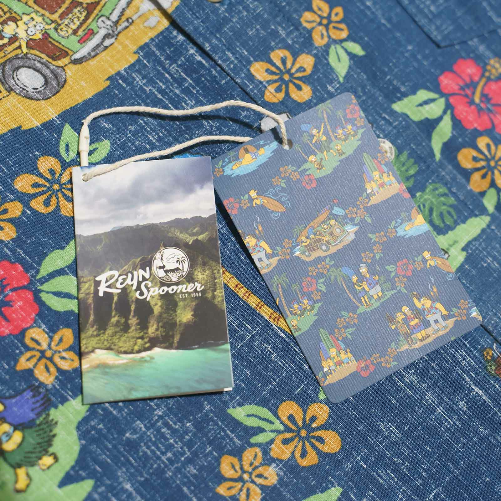 レインスプーナー×ザ・シンプソンズREYNSPOONERXTheSimpsons半袖アロハシャツハワイアンバケーション