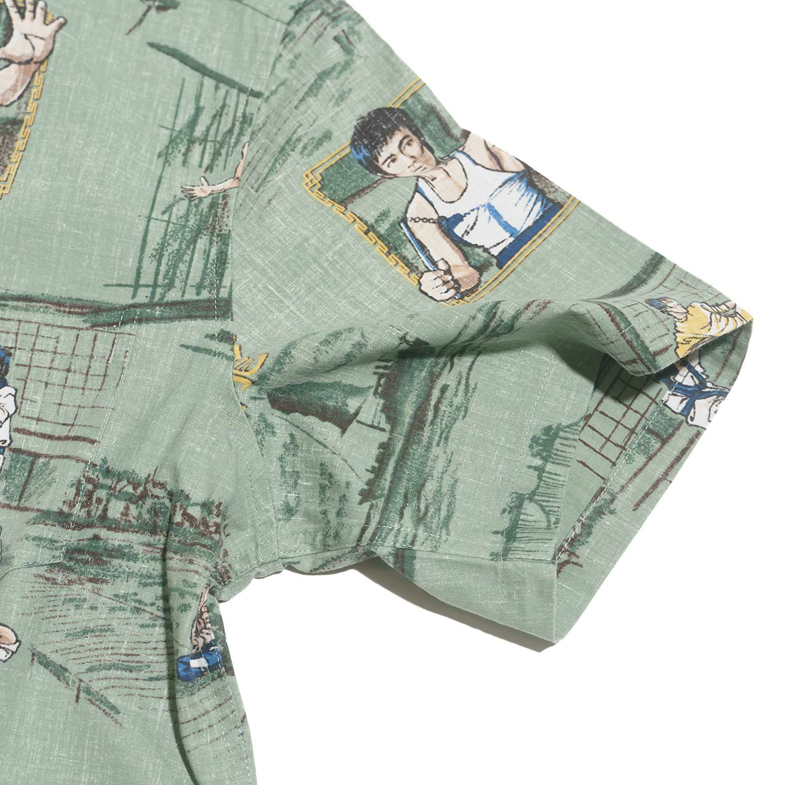 レインスプーナー×ブルース・リーREYNSPOONERXBRUCELEE半袖アロハシャツリトルドラゴン