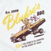 ブラッドソーズべーべキューBLUDSO’SBBQオリジナルTシャツピッグカー当店別注ホワイト