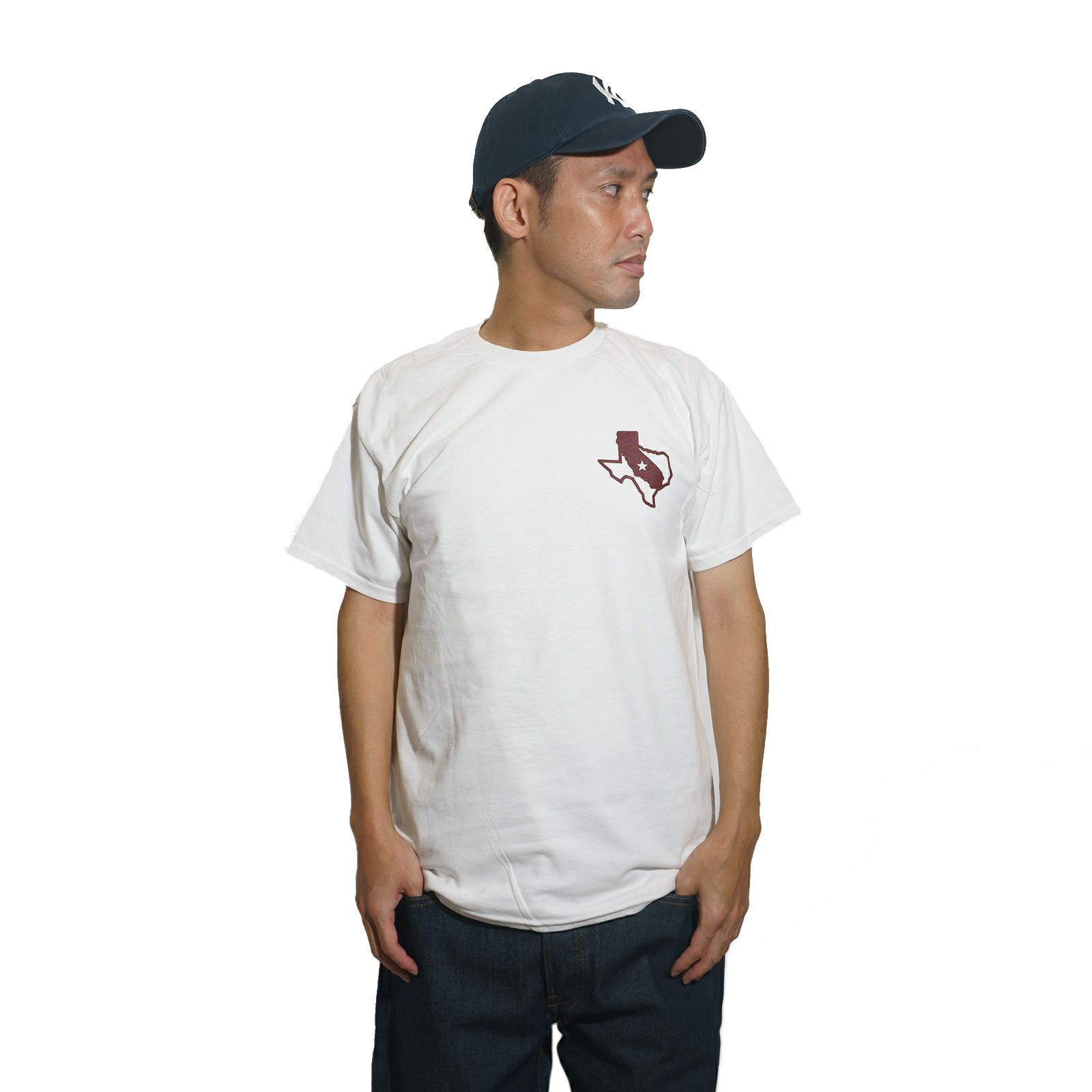 ブラッドソーズべーべキューBLUDSO’SBBQオリジナルTシャツピッグカー当店別注ホワイト