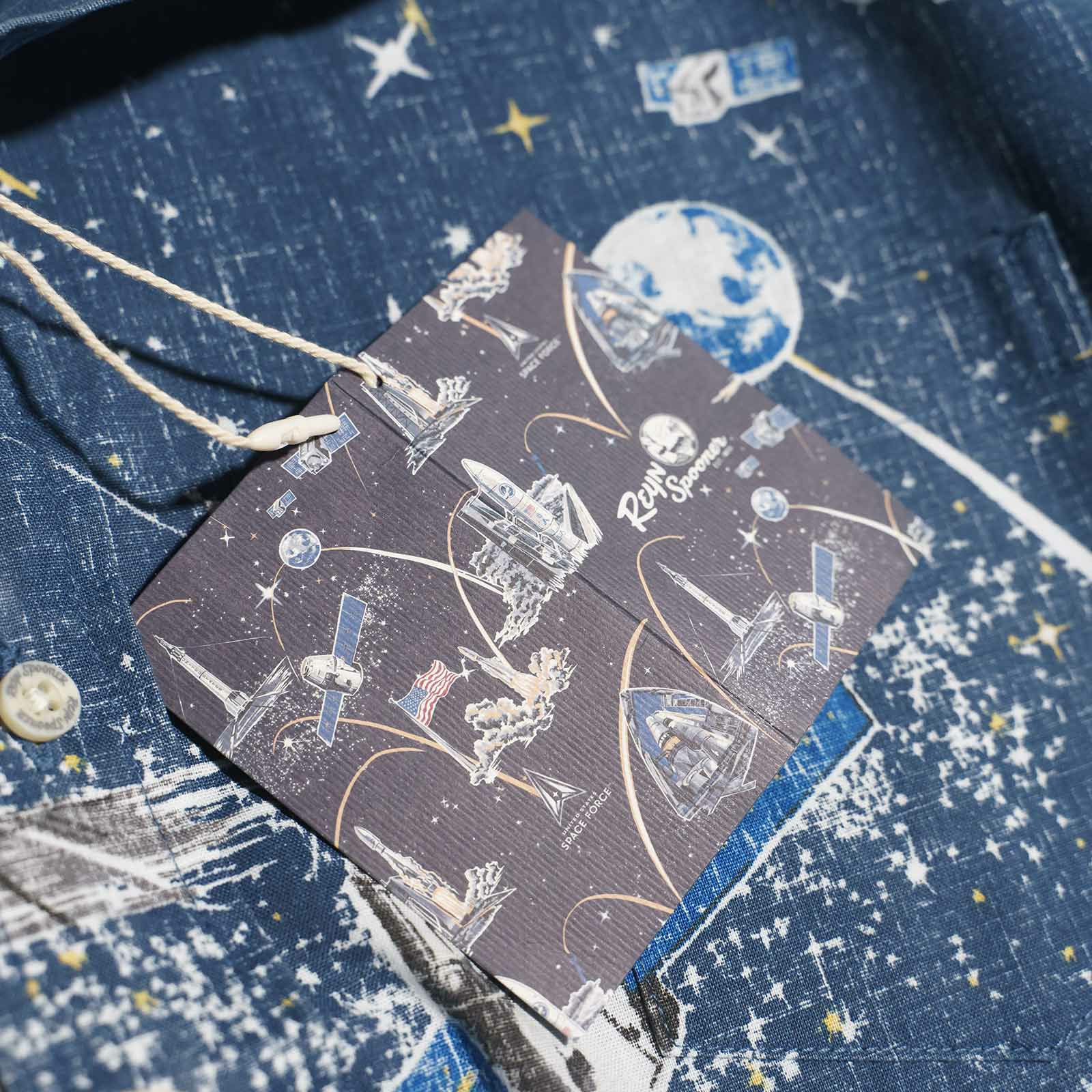 レインスプーナーREYNSPOONER半袖アロハシャツUSスペースフォース