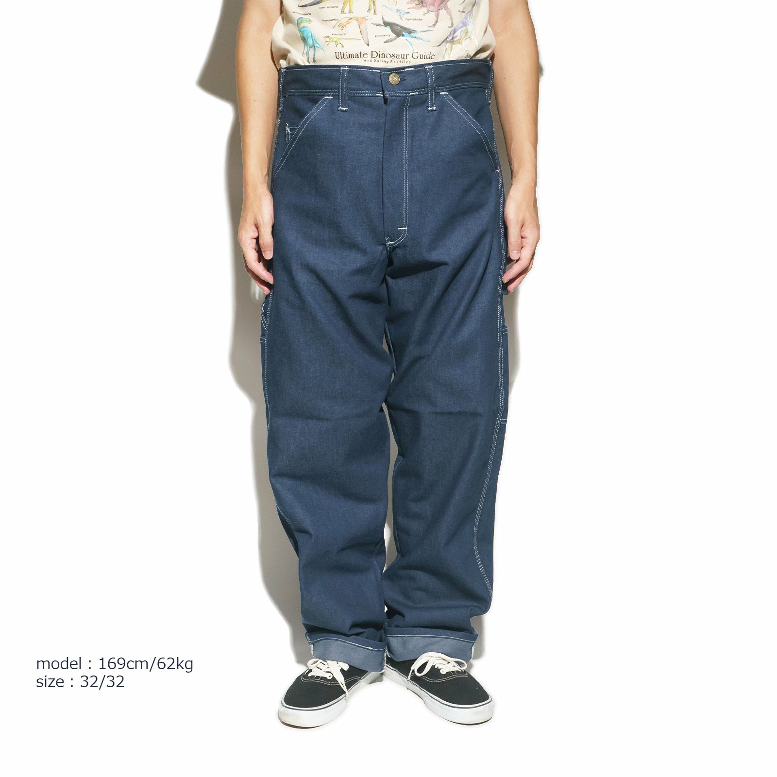 スタンレイSTANRAYオリジナルペインターパンツインディゴデニム