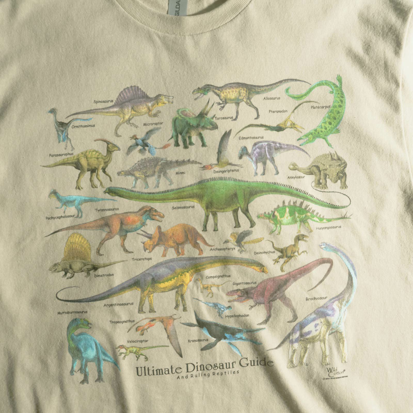 アトラススクリーンプリンティングATLASSCREENPRINTING半袖Tシャツアルティメットダイナソーガイド