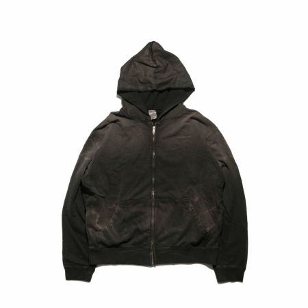 Made Blanks  Day サーマル　ジップパーカー MADE BLANKS SNOW DAY THERMAL ZIP HOODIE BLACK メンズ