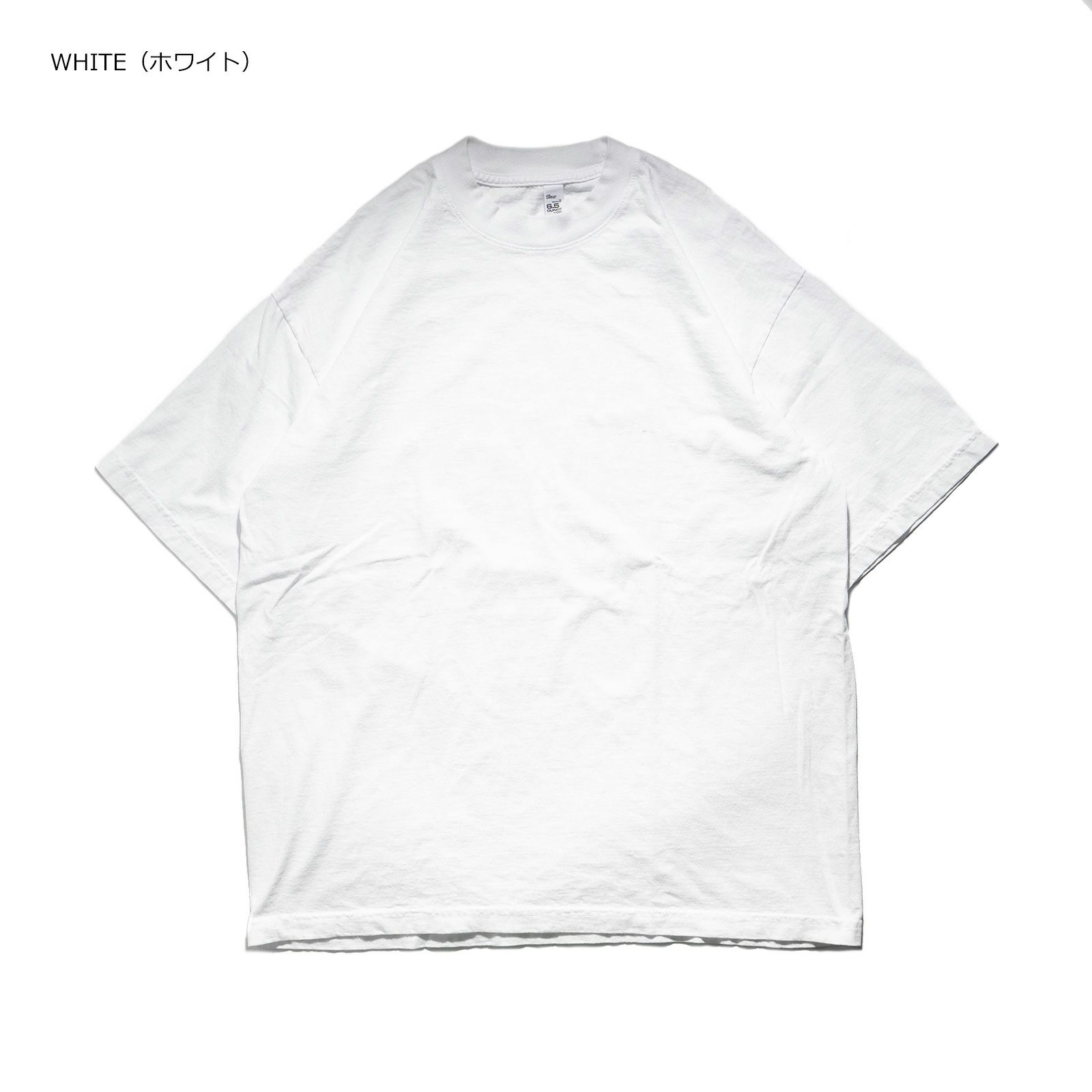 ロサンゼルスアパレルLOSANGELESAPPAREL1801GD6.5オンスガーメントダイクルーネック半袖Tシャツ